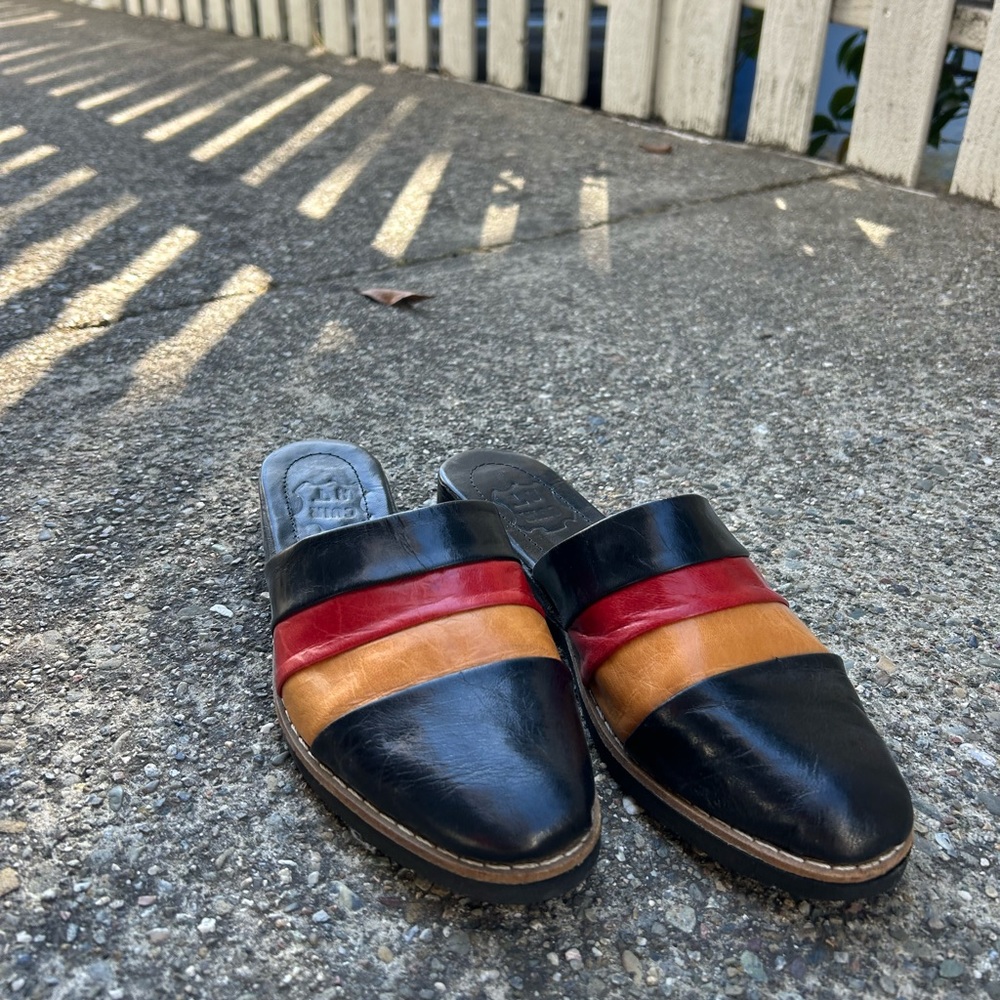 Elegant sandals / slides from Barcelona size 9